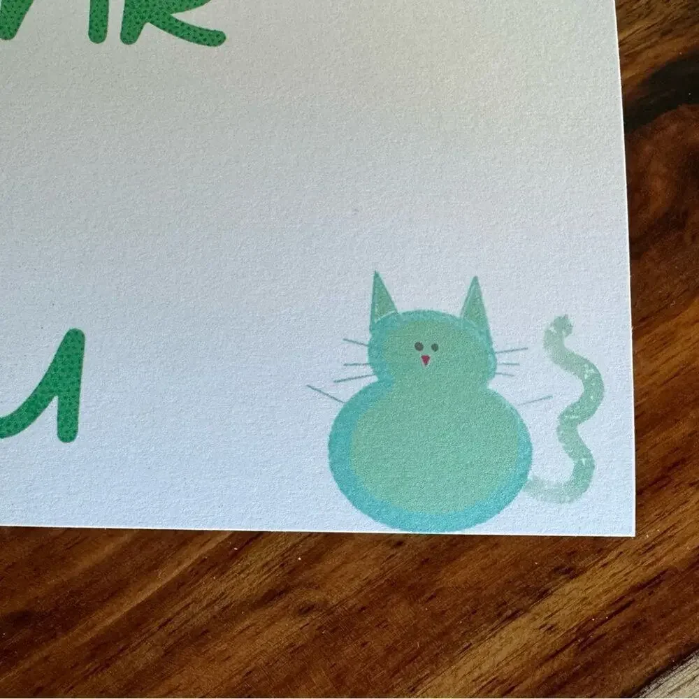 Thank You Cards Greeting Cards Blank Notes for Cat Lover Stationery Set of 6